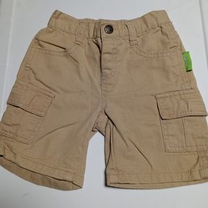 2T Sesame Street Cargo Shorts Khaki